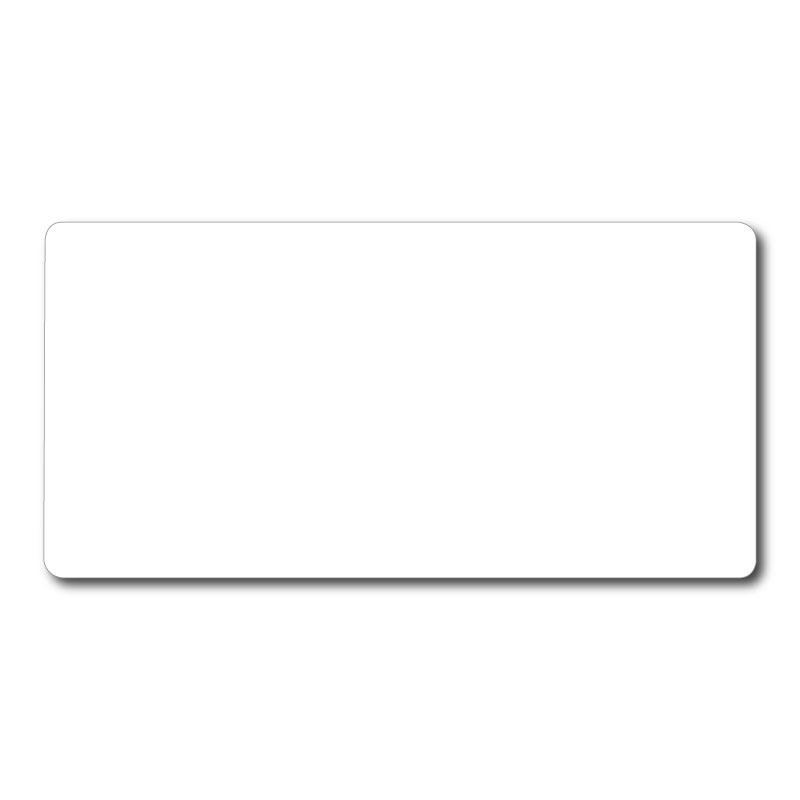 3" BY 1.5" Rectangle Metal Personalized Name Badge