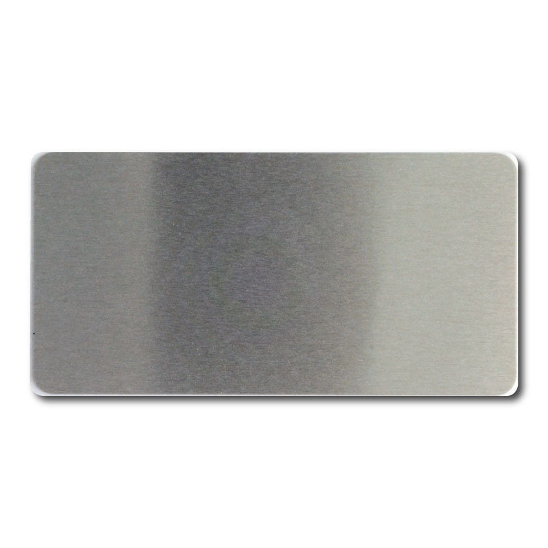 3" BY 1.5" Rectangle Metal Personalized Name Badge