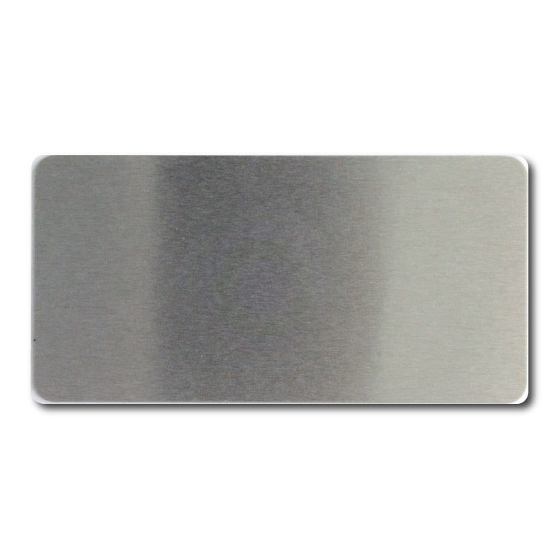 3" BY 1.5" Rectangle Metal Personalized Name Badge