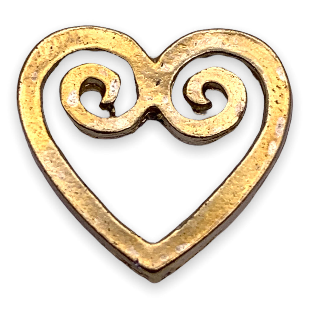 Heart Swirl Lapel Pin