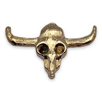A07 Cow Skull Lapel Pin