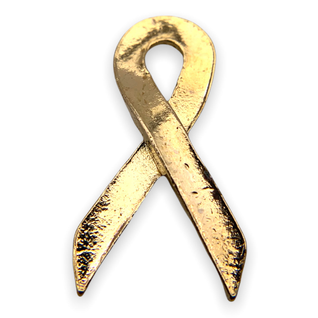 A26B - Gold Ribbon Lapel Pin