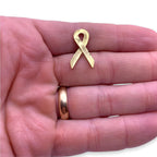 A26B - Gold Ribbon Lapel Pin
