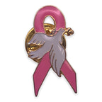 Pink Ribbon Dove Pin
