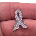 Gray Ribbon lapel Pin