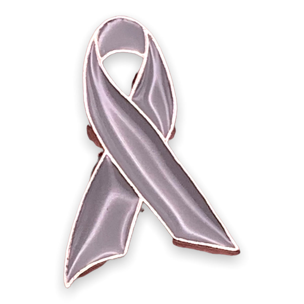 Gray Ribbon lapel Pin