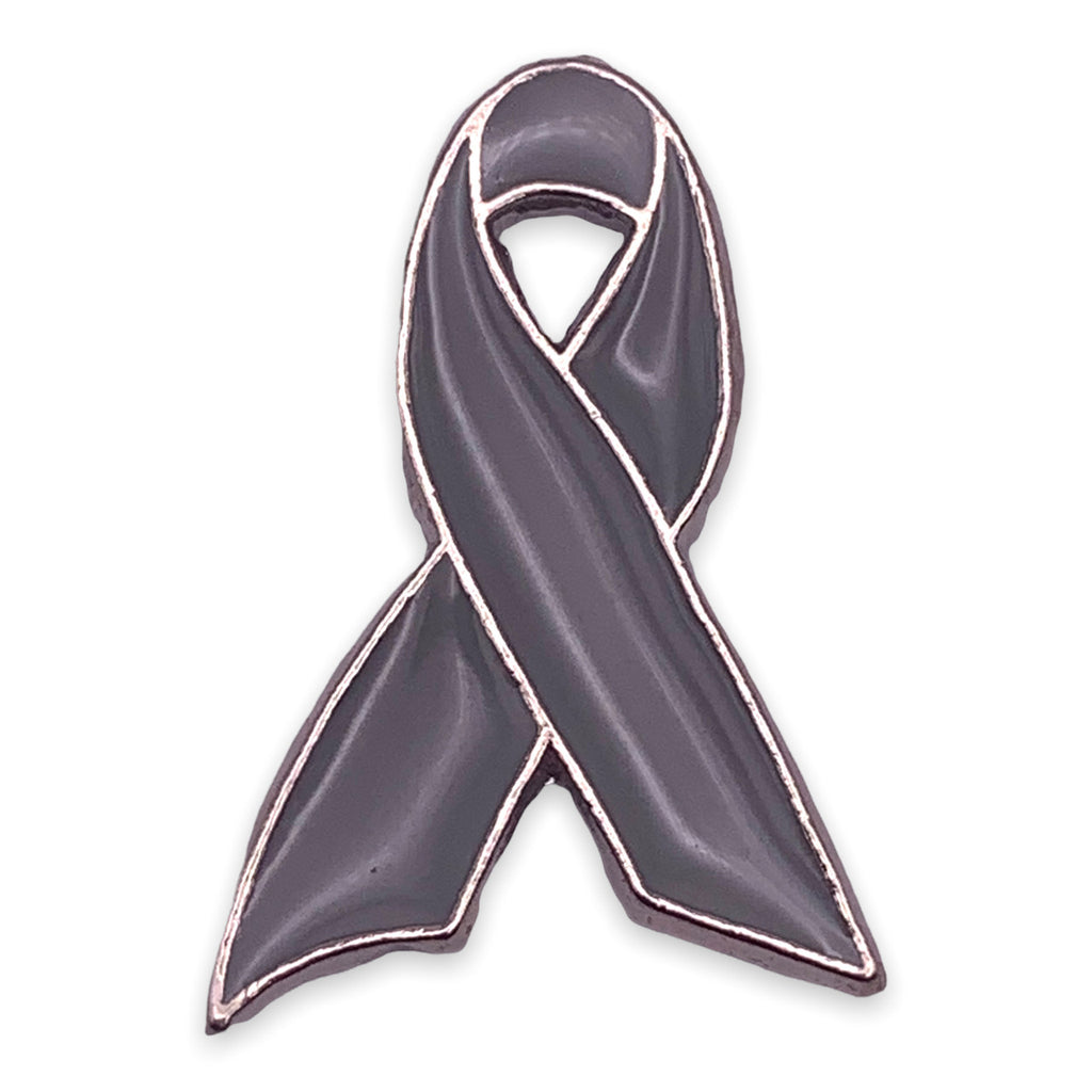 Gray Ribbon lapel Pin