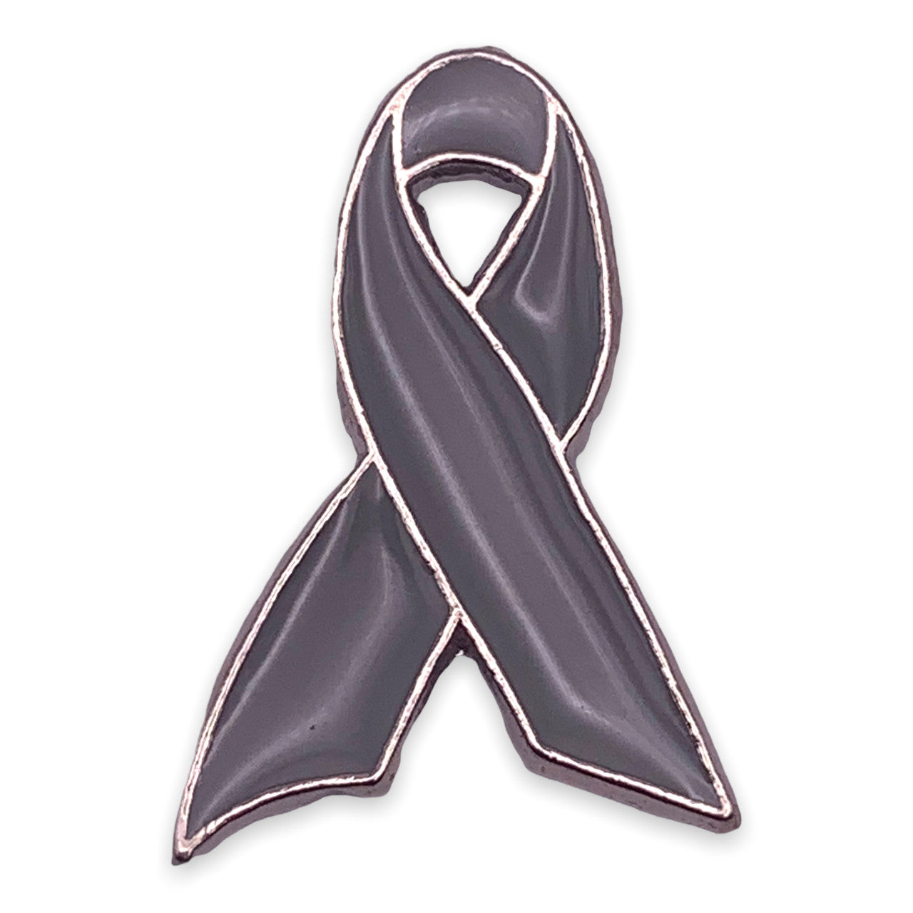 Gray Ribbon lapel Pin