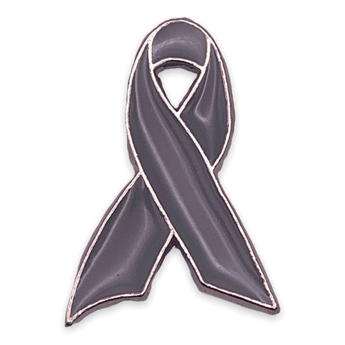 Gray Ribbon lapel Pin