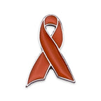 Orange Awareness RIbbon Lapel Pin