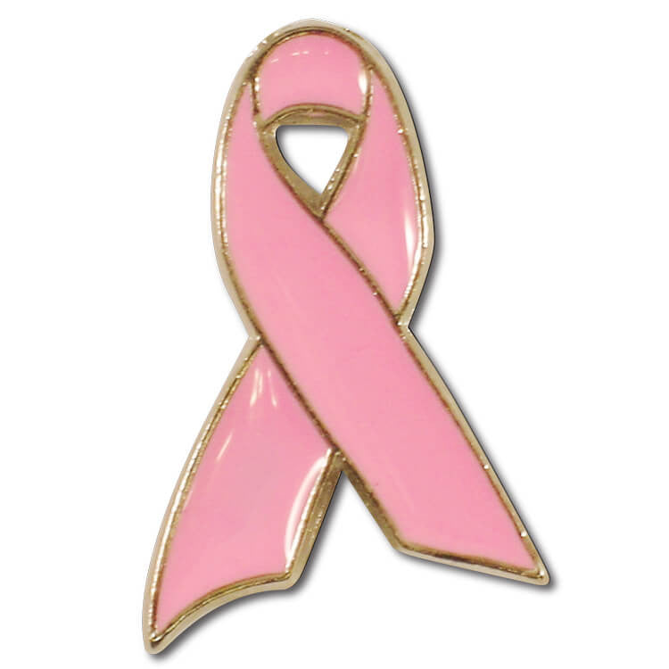 You get 25 of our breast cancer awareness pins to give to your friends and family to help spread the word and raise awareness of breast cancer