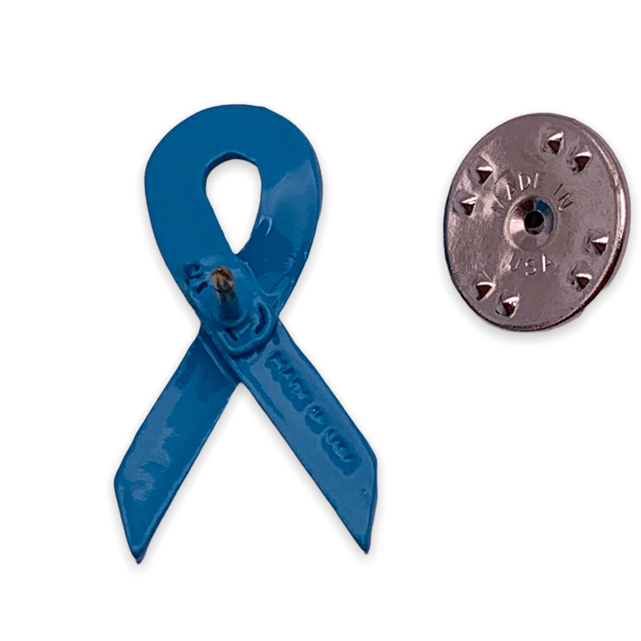 Light Blue Awareness RIbbon Lapel Pin