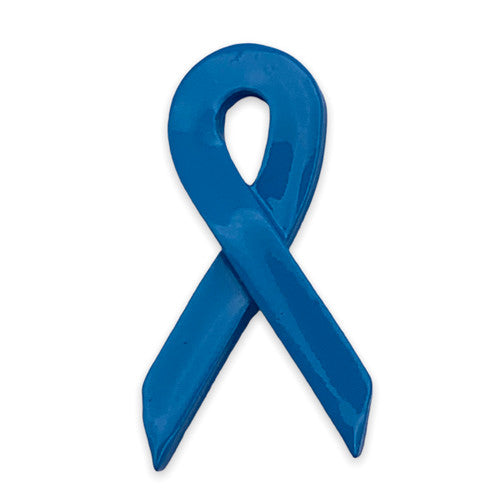 Light Blue Awareness RIbbon Lapel Pin