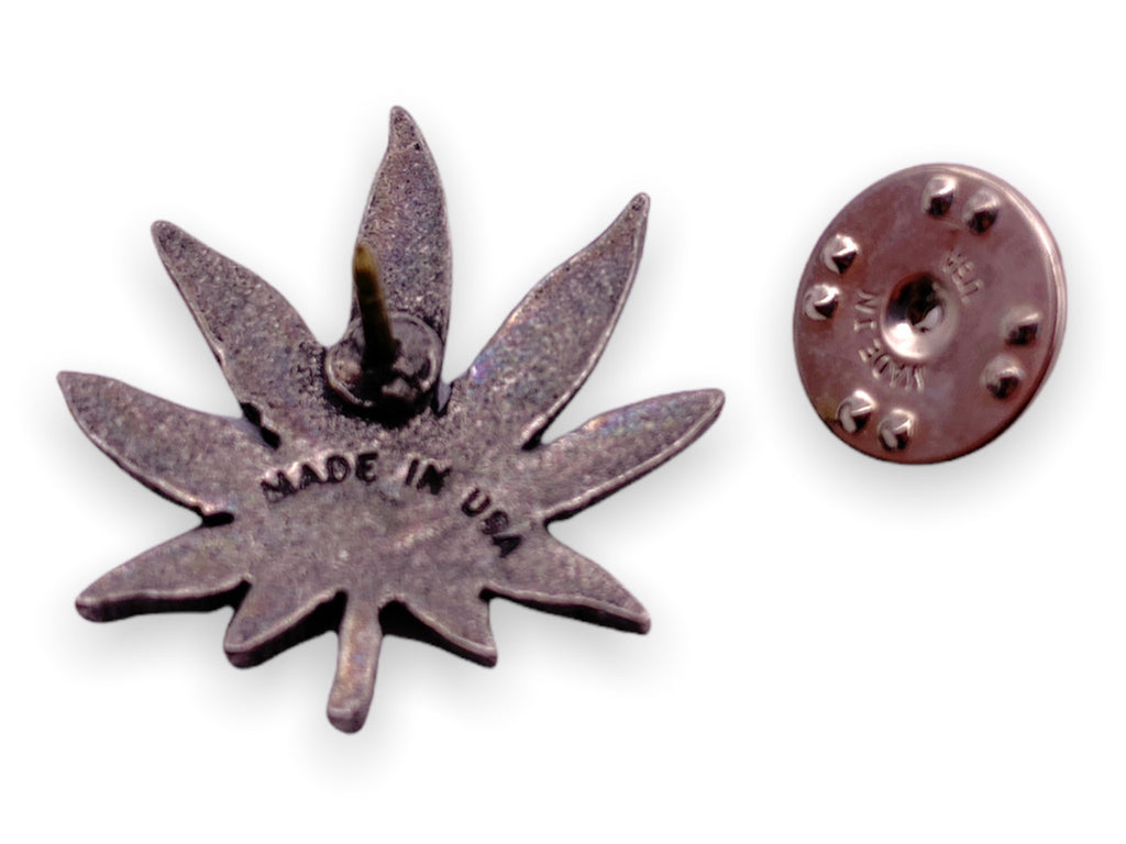 A38 - Marijuana Pot Leaf Lapel Pin