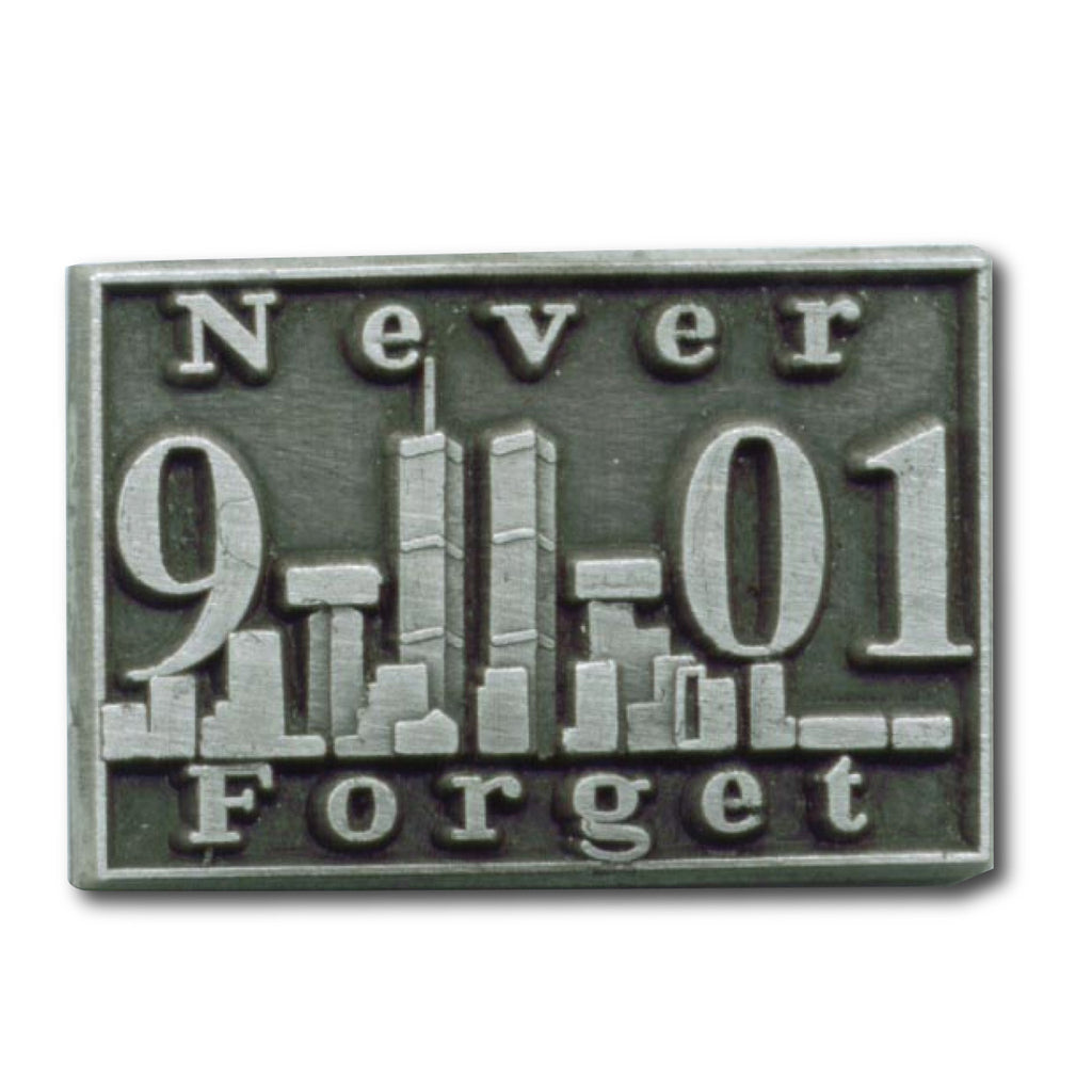 9-11-01 Never Forget Pin