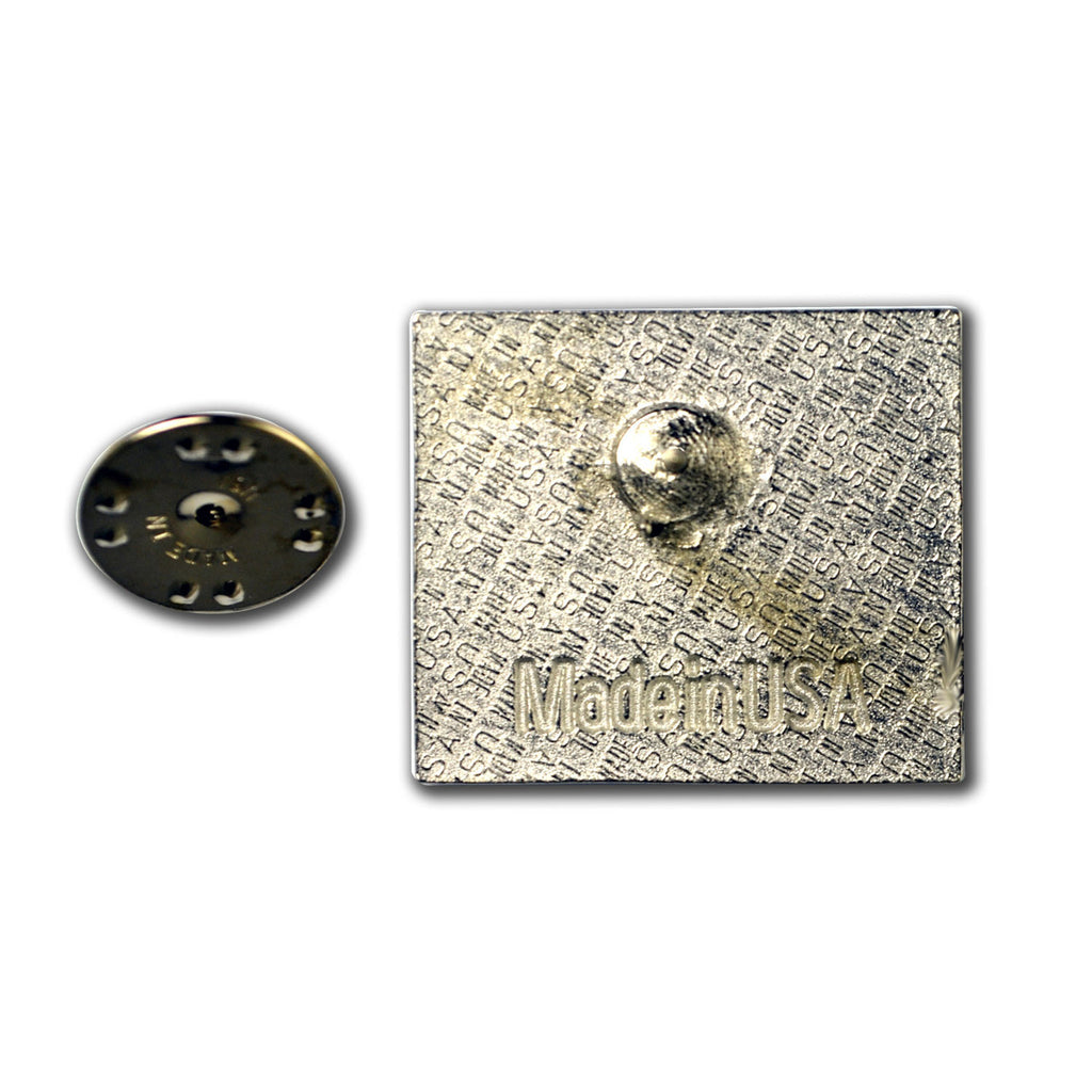 Back side showing Made in USA on each pin!