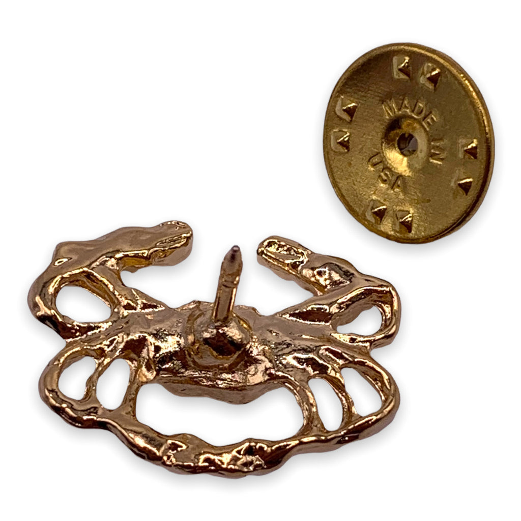 Crab Lapel Pin