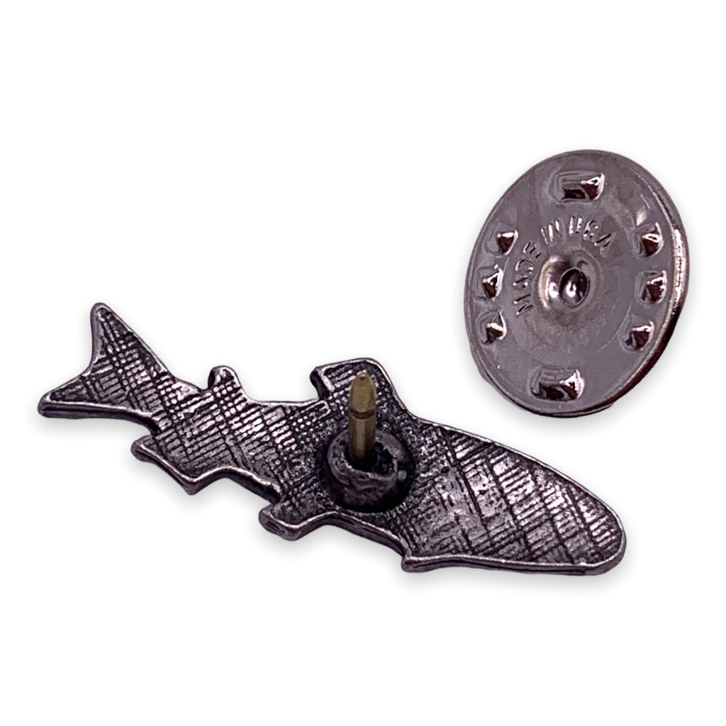 Salmon Lapel Pin