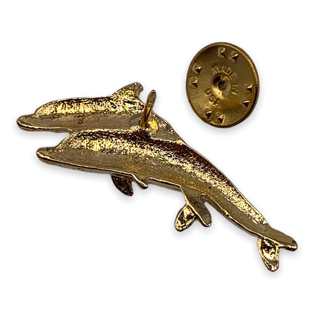 Double Dolphin Lapel Pin