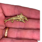 Double Dolphin Lapel Pin