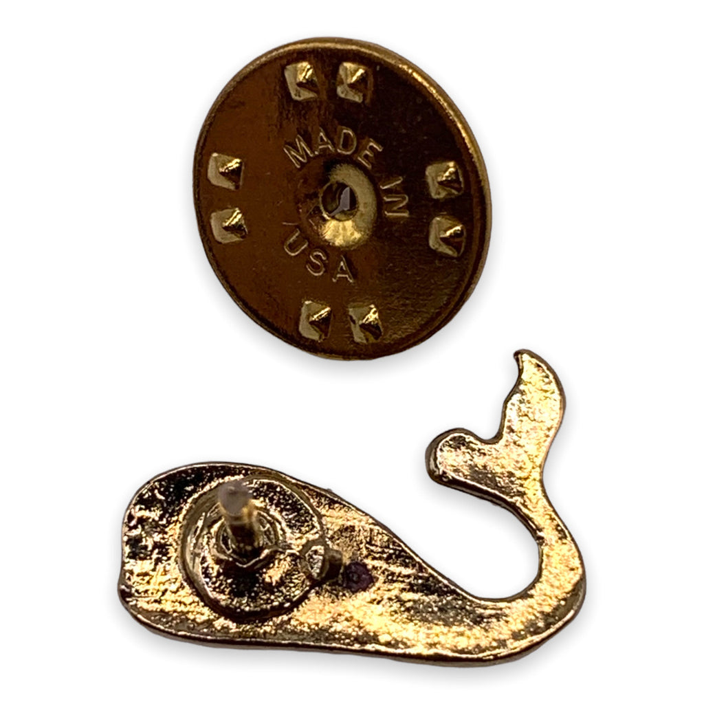 Whale 2 Lapel Pin