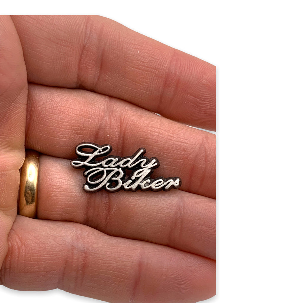 Lady Biker Pin