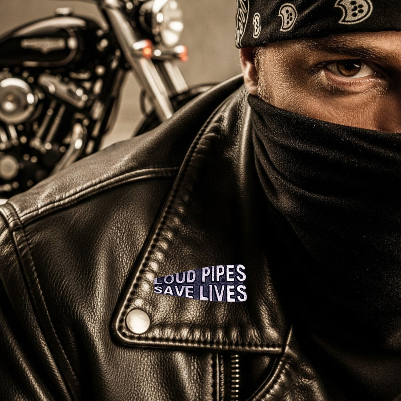 Loud Pipes Save Lives Pin