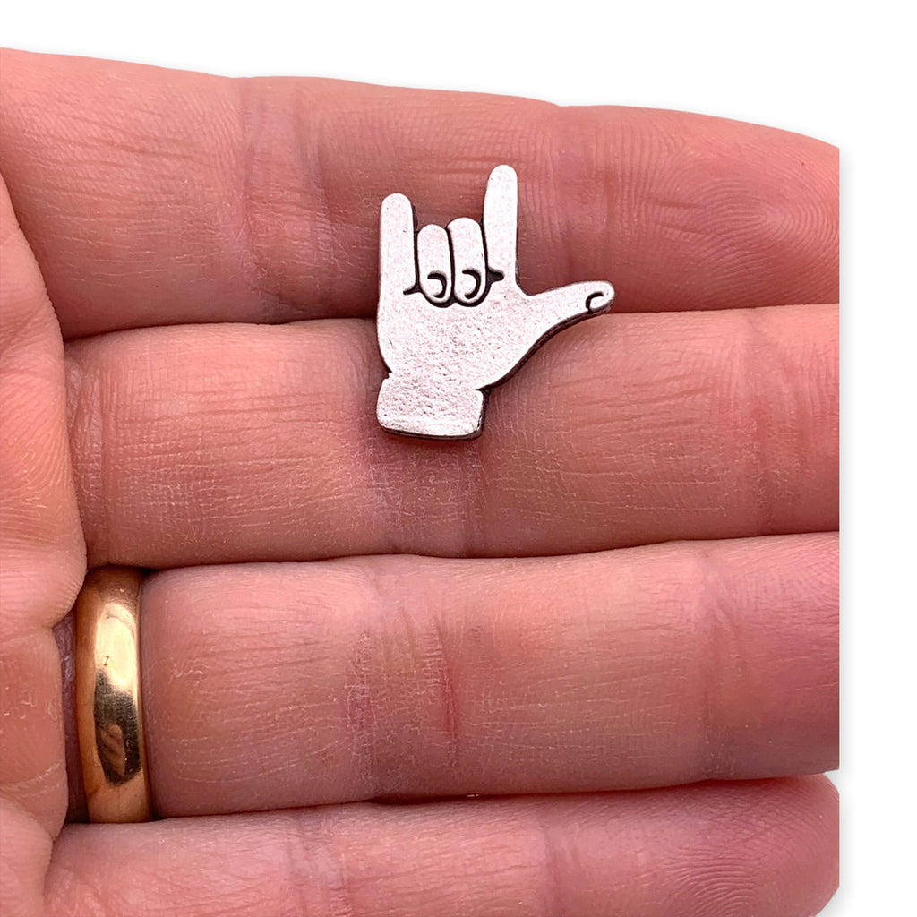 I Love You Sign Language Lapel Pin