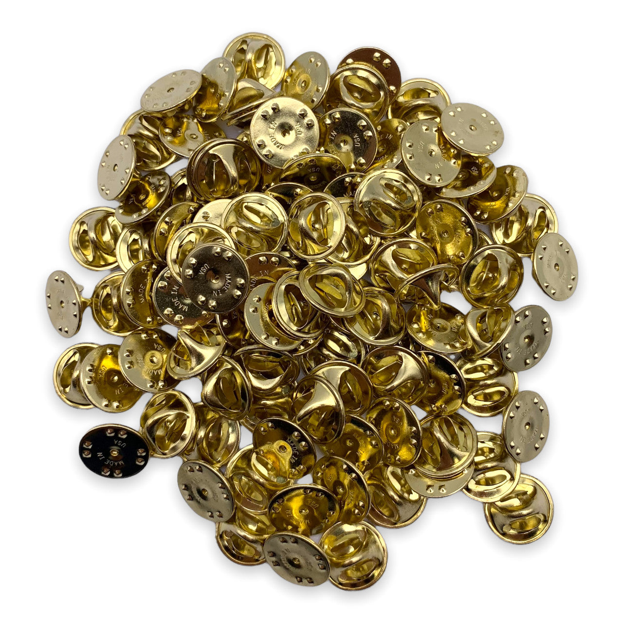 100 Brass Military Clutches