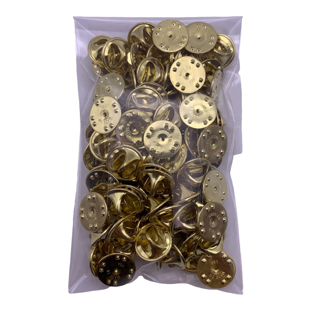 100 Brass Military Clutches