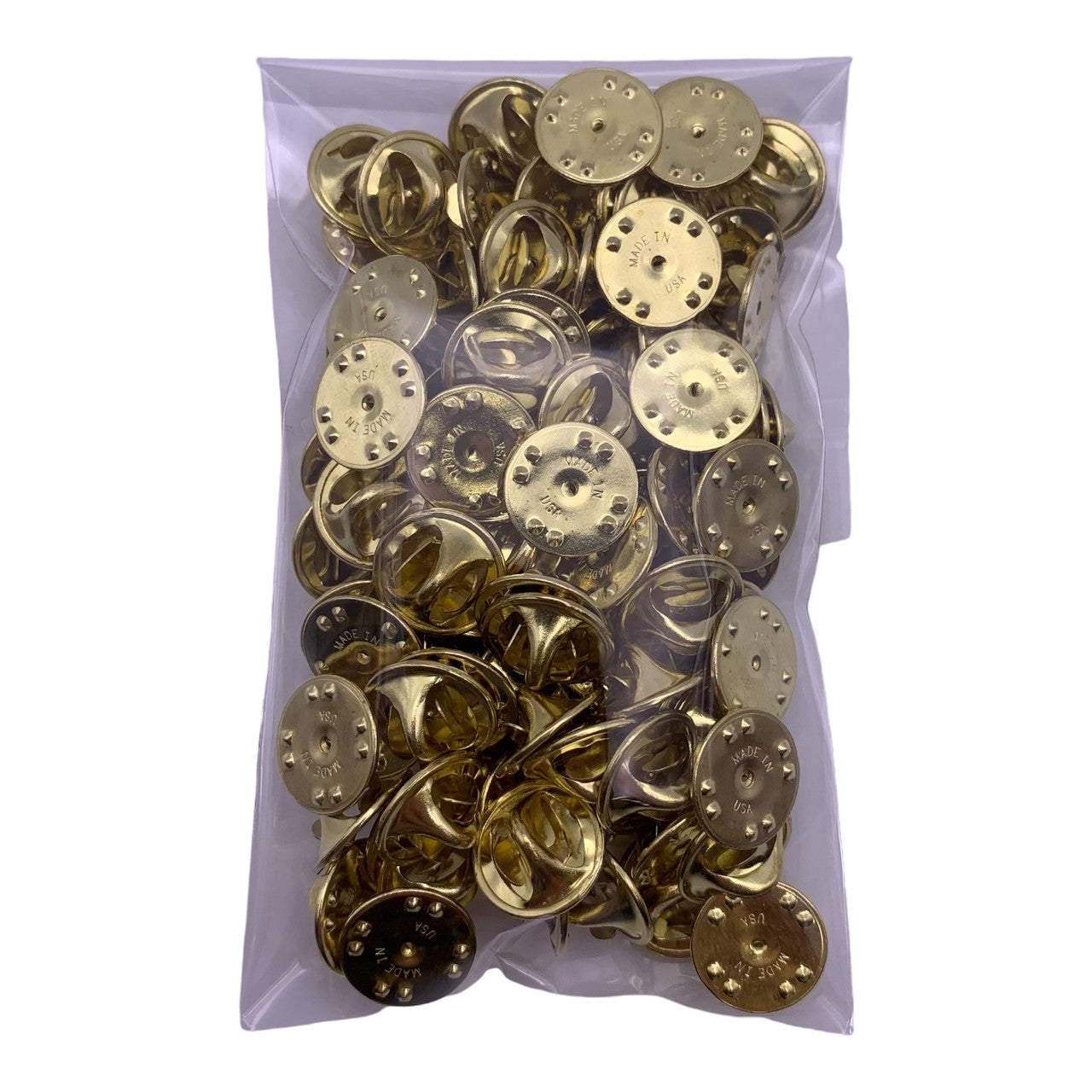 100 Brass Military Clutches