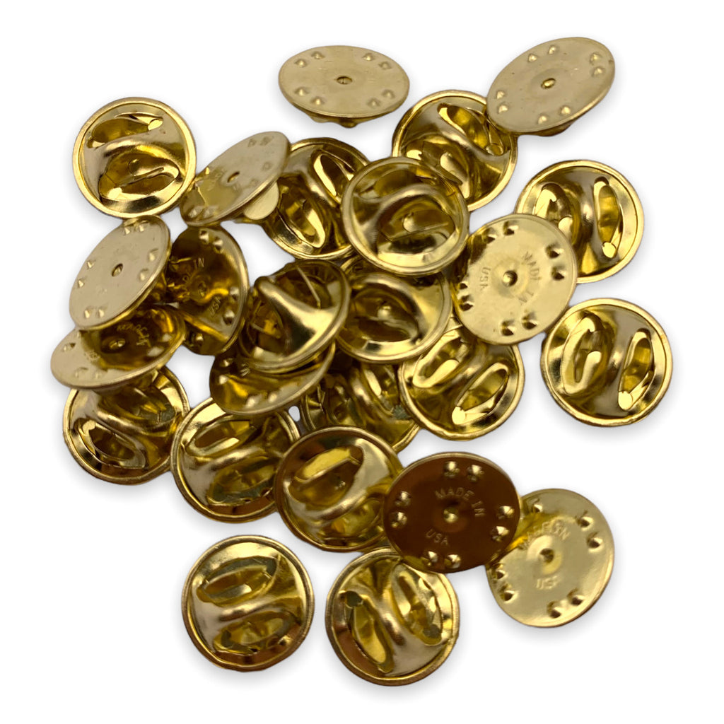 25 Military Butterfly Clutch Pin Backs
