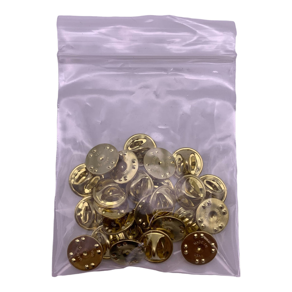 25 Military Butterfly Clutch Pin Backs