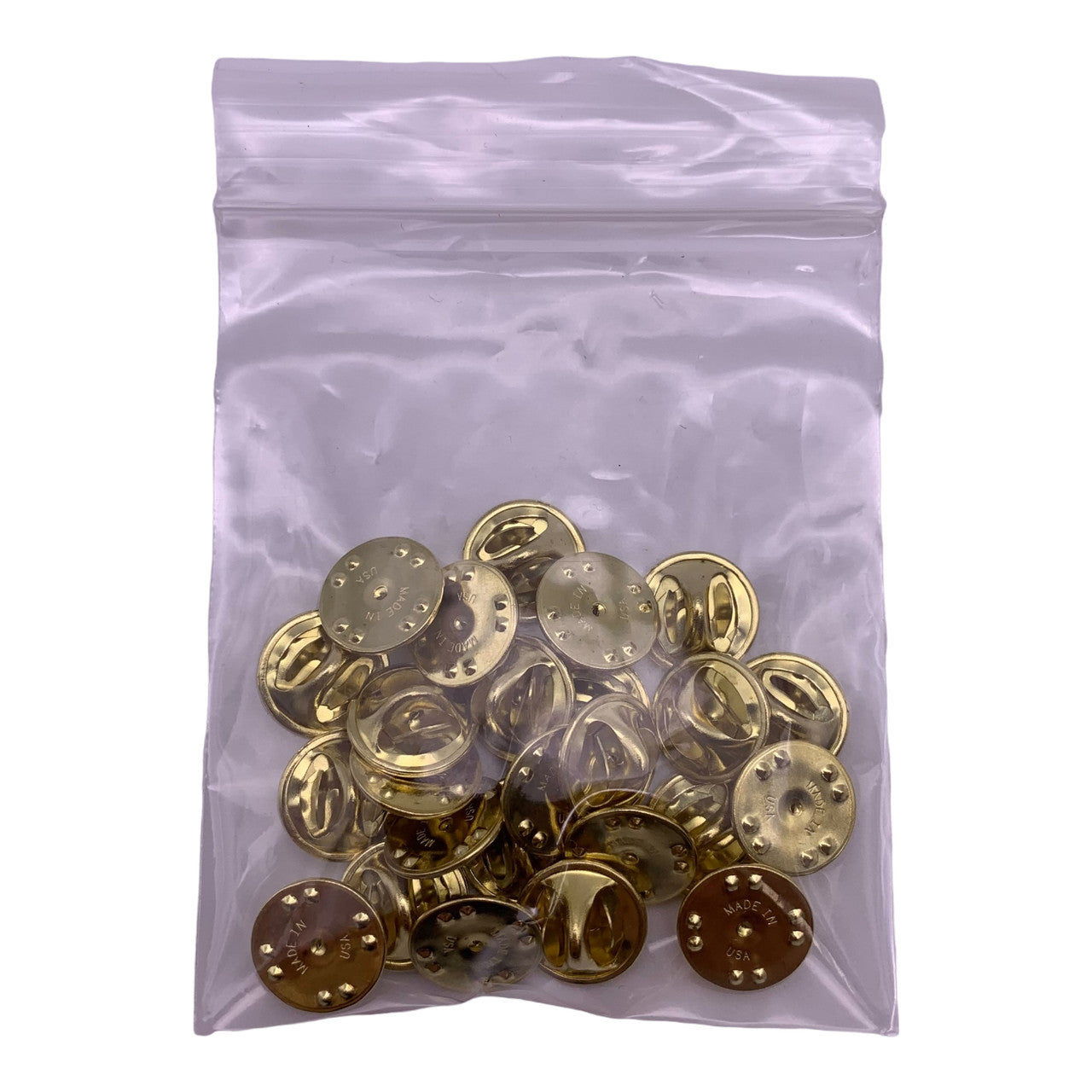 25 Military Butterfly Clutch Pin Backs