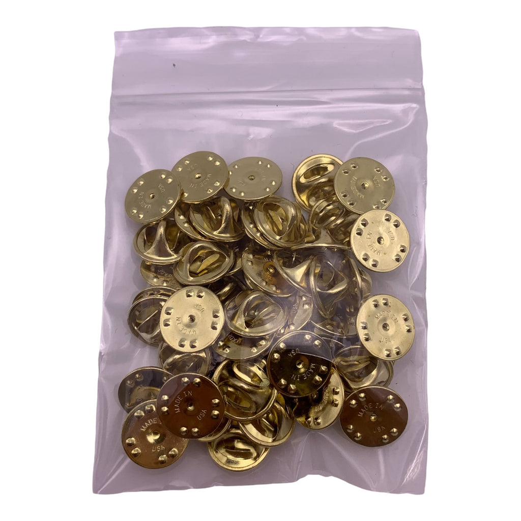 100 Brass Military Clutches