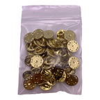 100 Brass Military Clutches