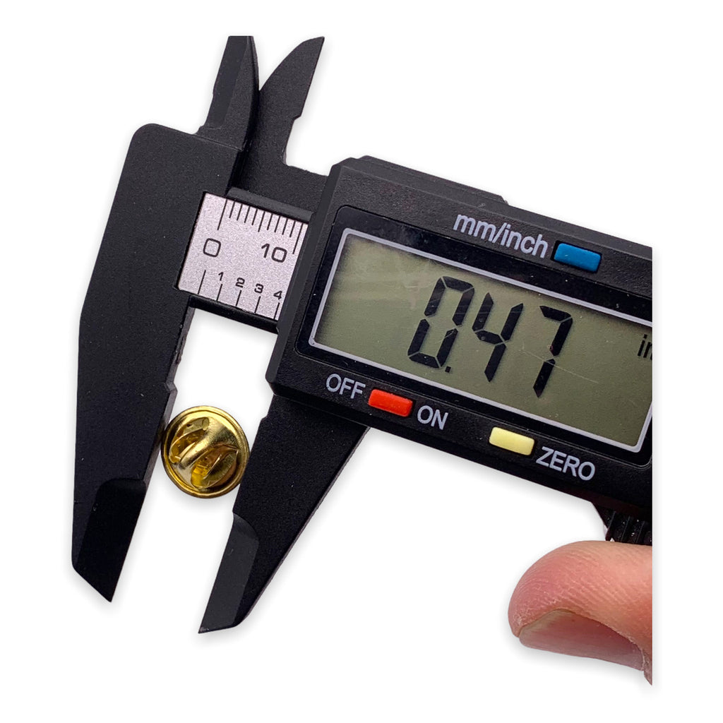 1000 Brass Military Butterfly Clutch Pin Backs