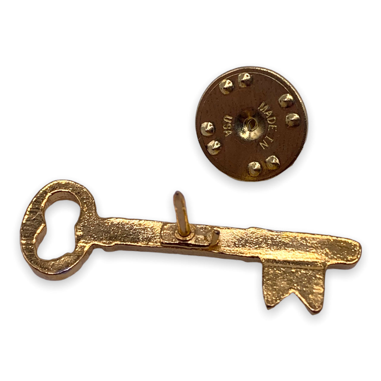 Skeleton Key Lapel Pin