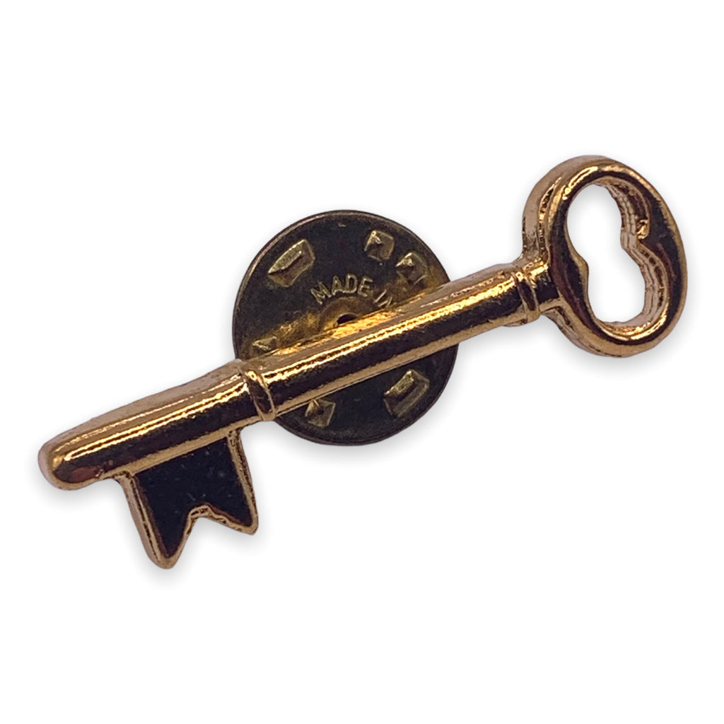 Skeleton Key Lapel Pin
