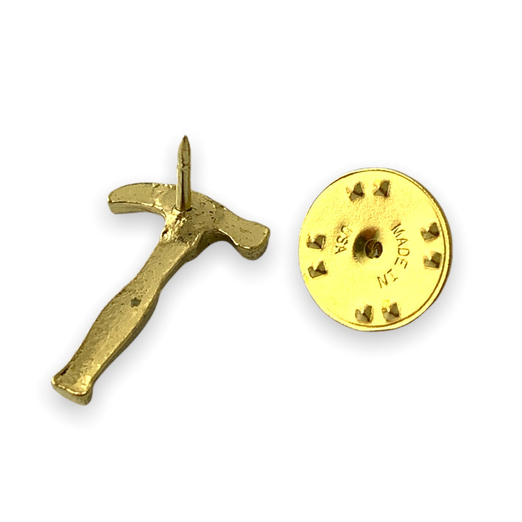D04 Claw Hammer Lapel Pin