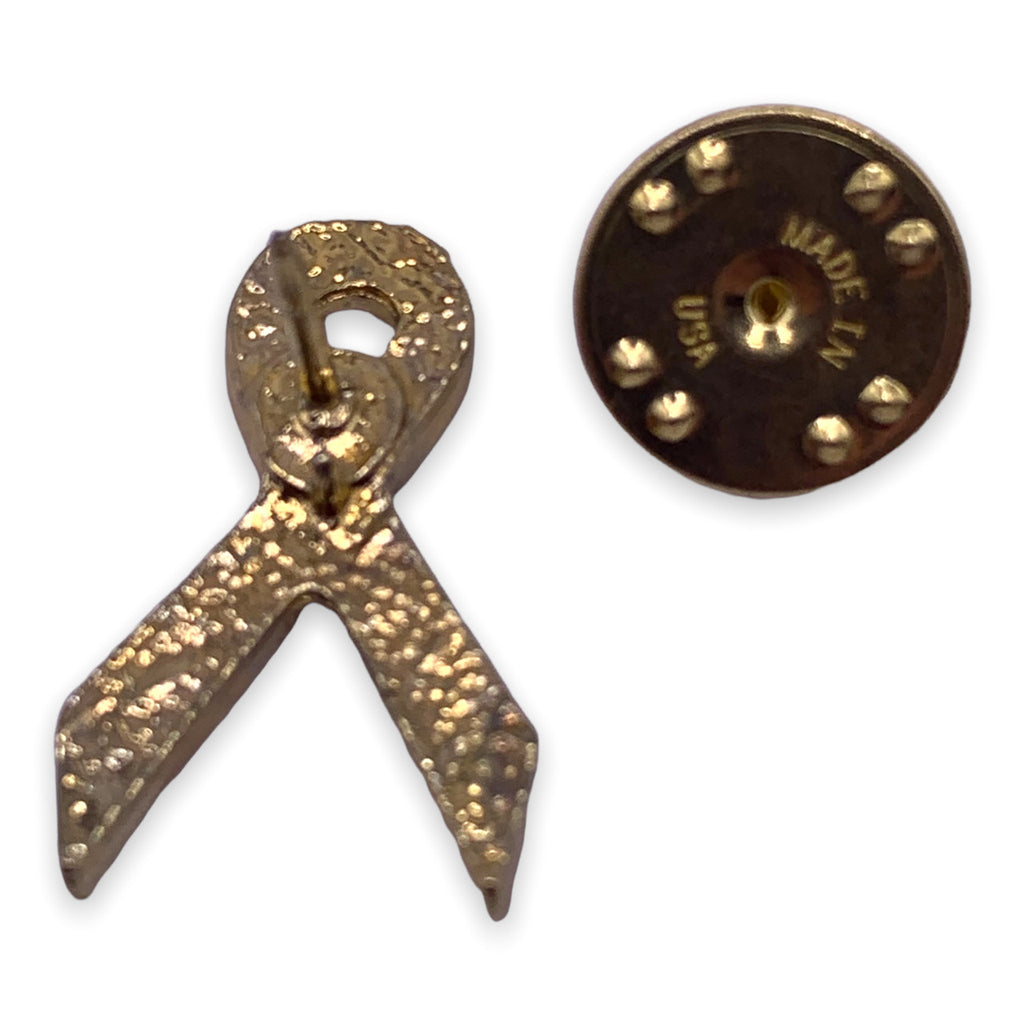 Purple Ribbon Lapel Pin
