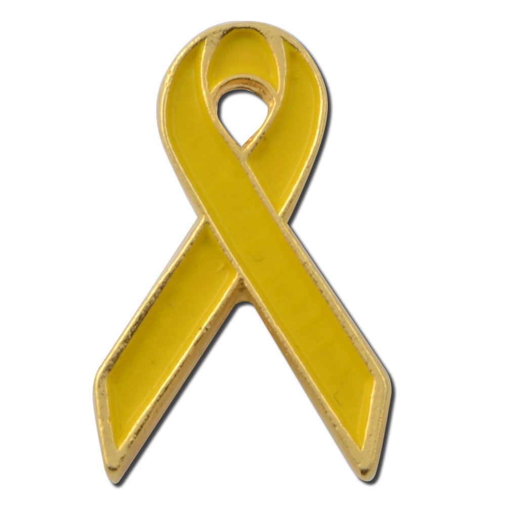 Yellow Ribbon Lapel Pin