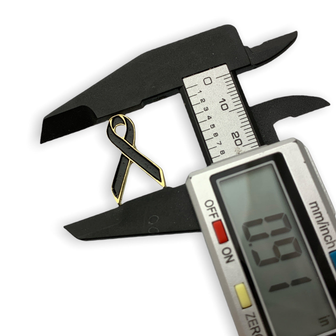 D09 - Black Ribbon Lapel Pin