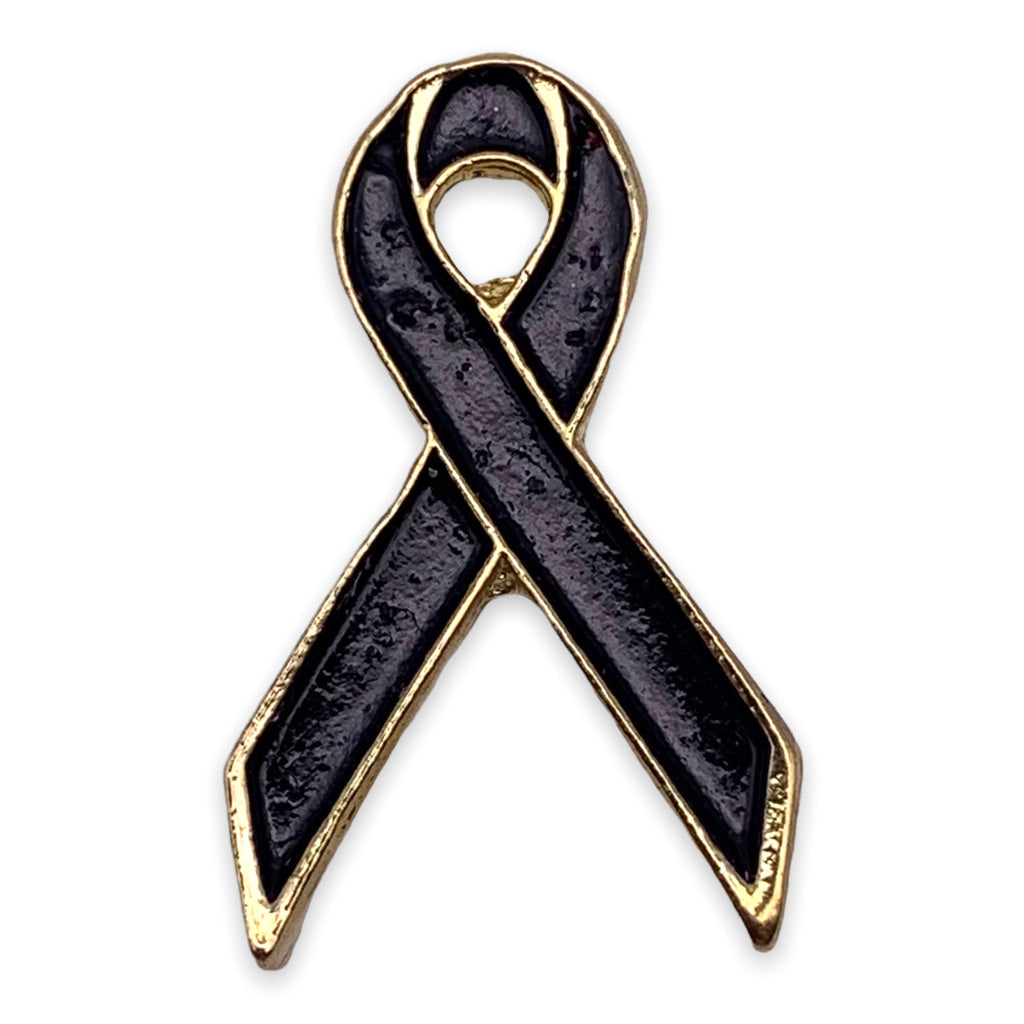 D09 - Black Ribbon Lapel Pin