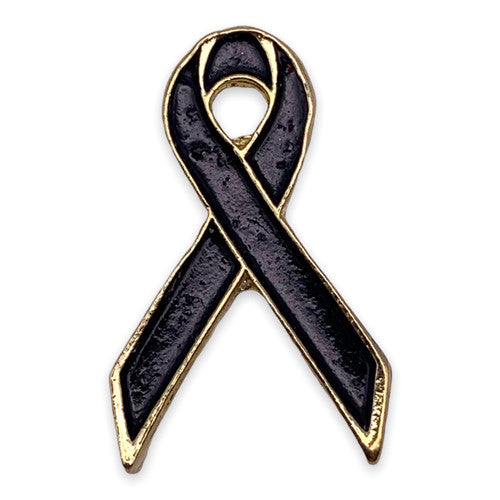 D09 - Black Ribbon Lapel Pin