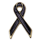 D09 - Black Ribbon Lapel Pin