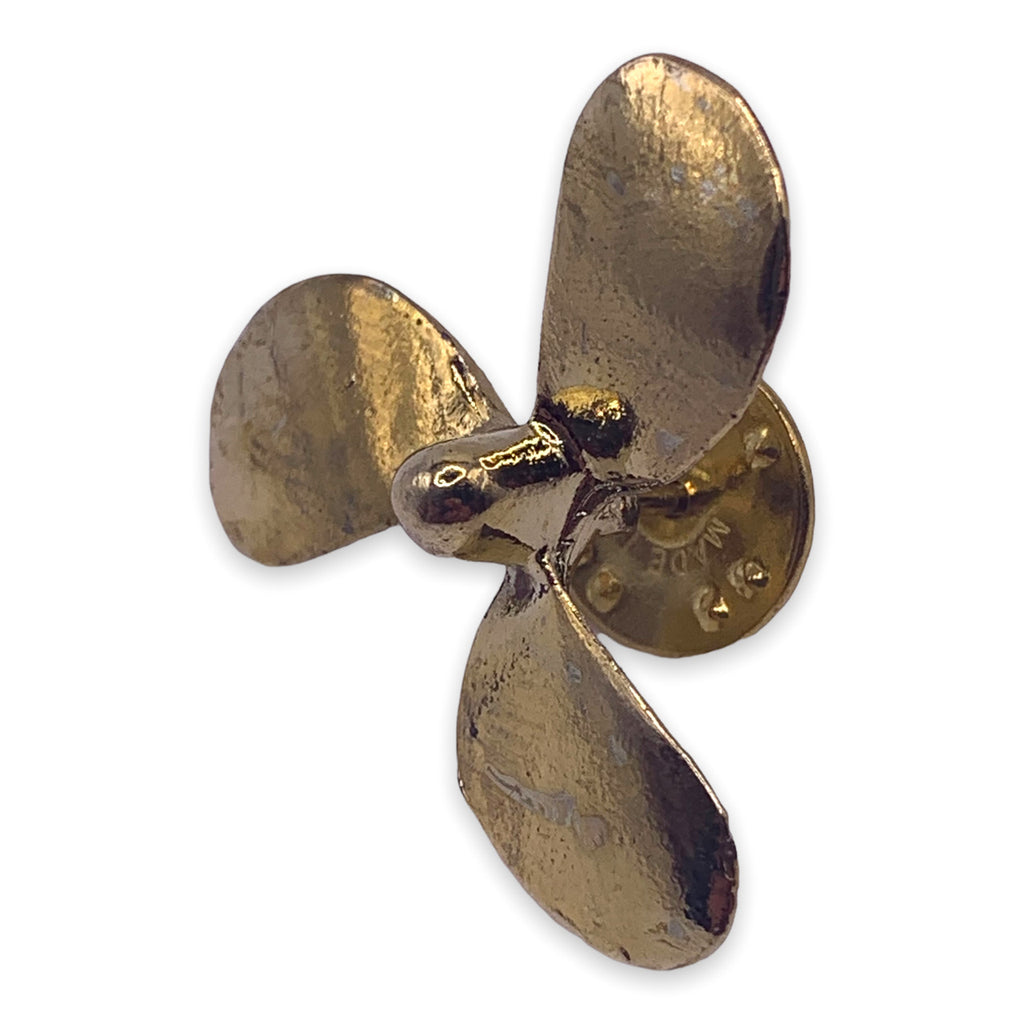 Large Boat Propeller Lapel Pin