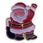Santa Waving Lapel Pin