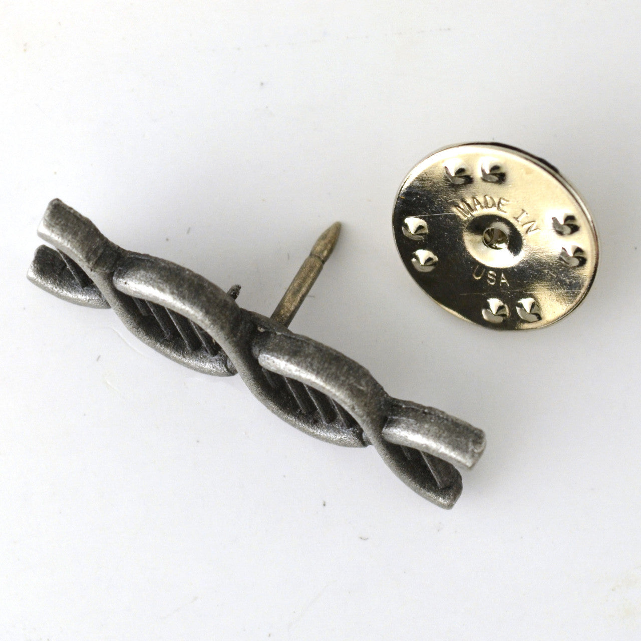 DNA Strand Double Helix Lapel Pin