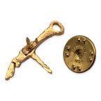 Corkscrew Lapel Pin